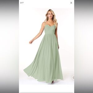 Azazie Lisbon Dusty Sage